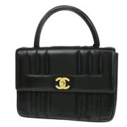 Chanel Vintage Pre-owned Laeder chanel-vskor Black, Dam