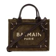 Balmain Väska B-Army Liten typ shoppare Green, Dam