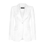 Dolce & Gabbana Stilig Jacka för Män White, Dam