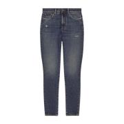 Dolce & Gabbana Denim Skinny Jeans Ftc67Dg8Lx4S9001 Blue, Dam