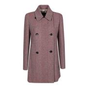 Etro Klassisk Peacoat för tidlös stil Pink, Dam