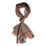 Etro Boheme Sidenscarf Multicolor, Dam