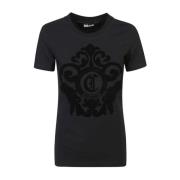 Just Cavalli Svarta T-shirts och Polos ***cv Black, Dam