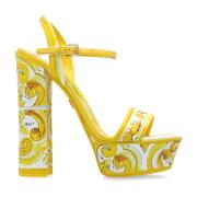 Dolce & Gabbana Plattformsandaler Yellow, Dam