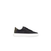 Alexander Smith Svart Militärstil Sneakers Black, Herr