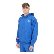 The North Face Blå Hoodie Axys Tröja Blue, Herr