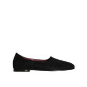 Dolce & Gabbana Svart Mocka Slip-On Formella Loafers Black, Herr