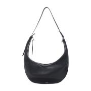 Khaite Augustina Hobo Läder Väska Black, Dam