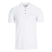 Emporio Armani EA7 Polo med korta ärmar White, Herr