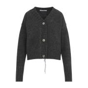 Acne Studios Grå Tröja för Kvinnor Aw24 Gray, Dam