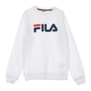 Fila Vit Crewneck Sweatshirt Långärmad White, Herr