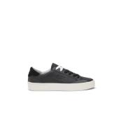 Sun68 Gatuleder Sneakers i Svart Black, Herr