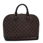 Louis Vuitton Vintage Pre-owned Canvas handvskor Brown, Dam