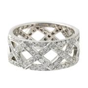 Tiffany & Co. Pre-owned Pre-owned Platina ringar Gray, Dam