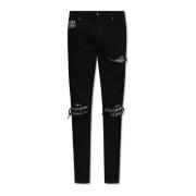 Amiri Byxor med djurprint Black, Herr