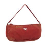 Prada Vintage Pre-owned Nylon necessrer Red, Dam