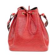 Louis Vuitton Vintage Pre-owned Laeder axelremsvskor Red, Dam