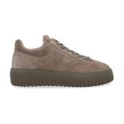 Hogan Ränder Allaccaito Mode Sneakers Brown, Herr