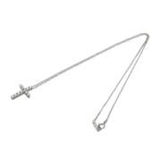 Tiffany & Co. Pre-owned Pre-owned Platina halsband Gray, Dam