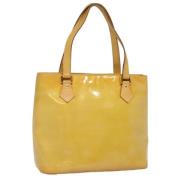 Louis Vuitton Vintage Pre-owned Laeder handvskor Beige, Dam