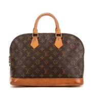 Louis Vuitton Vintage Pre-owned Canvas handvskor Brown, Dam