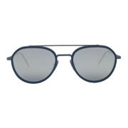 Thom Browne Matt Svart Aviator Solglasögon Black, Herr