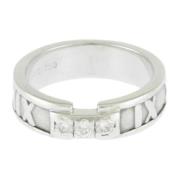 Tiffany & Co. Pre-owned Pre-owned Vitt guld ringar Gray, Dam