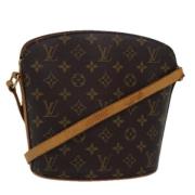 Louis Vuitton Vintage Pre-owned Canvas louis-vuitton-vskor Brown, Dam