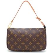 Louis Vuitton Vintage Pre-owned Tyg louis-vuitton-vskor Brown, Dam