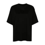 Birgitte Herskind Svart Bomull Jersey Crew Neck T-shirt Black, Dam