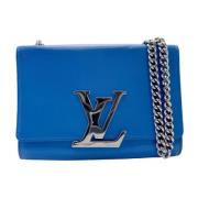 Louis Vuitton Vintage Pre-owned Laeder louis-vuitton-vskor Blue, Dam