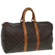 Louis Vuitton Vintage Pre-owned Canvas louis-vuitton-vskor Brown, Dam