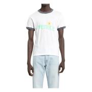 ERL Venedig Grafisk T-shirt White, Herr