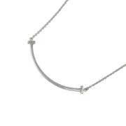 Tiffany & Co. Pre-owned Pre-owned Vitt guld halsband Gray, Dam