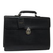 Burberry Vintage Pre-owned Laeder portfljer Black, Dam