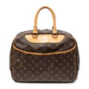 Louis Vuitton Vintage Pre-owned Canvas handvskor Brown, Dam