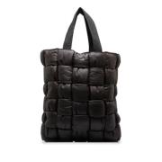 Bottega Veneta Vintage Pre-owned Laeder totevskor Black, Dam