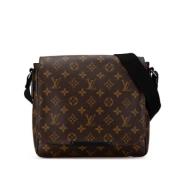 Louis Vuitton Vintage Pre-owned Canvas axelremsvskor Brown, Dam