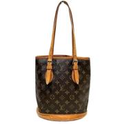 Louis Vuitton Vintage Pre-owned Tyg louis-vuitton-vskor Brown, Dam