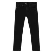 Hugo Boss Slim Fit 'P-Delaware' Jeans Black, Herr