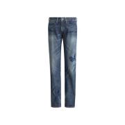 Polo Ralph Lauren Indigo Astor Boyfriend Jeans Blue, Dam