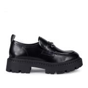 ASH Gothic Cleated Sole Loafers Black, Dam