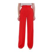 Marella Rebbio2 Stiliga Byxor Red, Dam