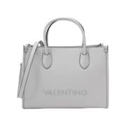 Valentino by Mario Valentino Grå Damhandväska, Rektangulär Form Gray, ...