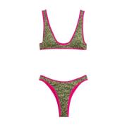 Barrow Bikini med Smile Print och Kontrastinredning Multicolor, Dam