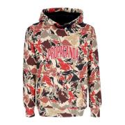 Propaganda College Hoodie med All Over Print Multicolor, Herr