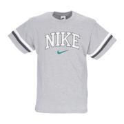 Nike Retro Tee Dk Gray Heather T-Shirt Gray, Herr