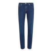 Tommy Hilfiger Klassiska Straight Jeans för Kvinnor Blue, Dam