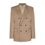 Dolce & Gabbana Lyxig Bomullsblazer Jacka Beige, Herr