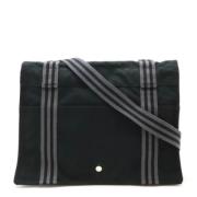 Hermès Vintage Pre-owned Canvas axelremsvskor Black, Dam